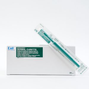 Cureta dermatológica – cx 20 unid.