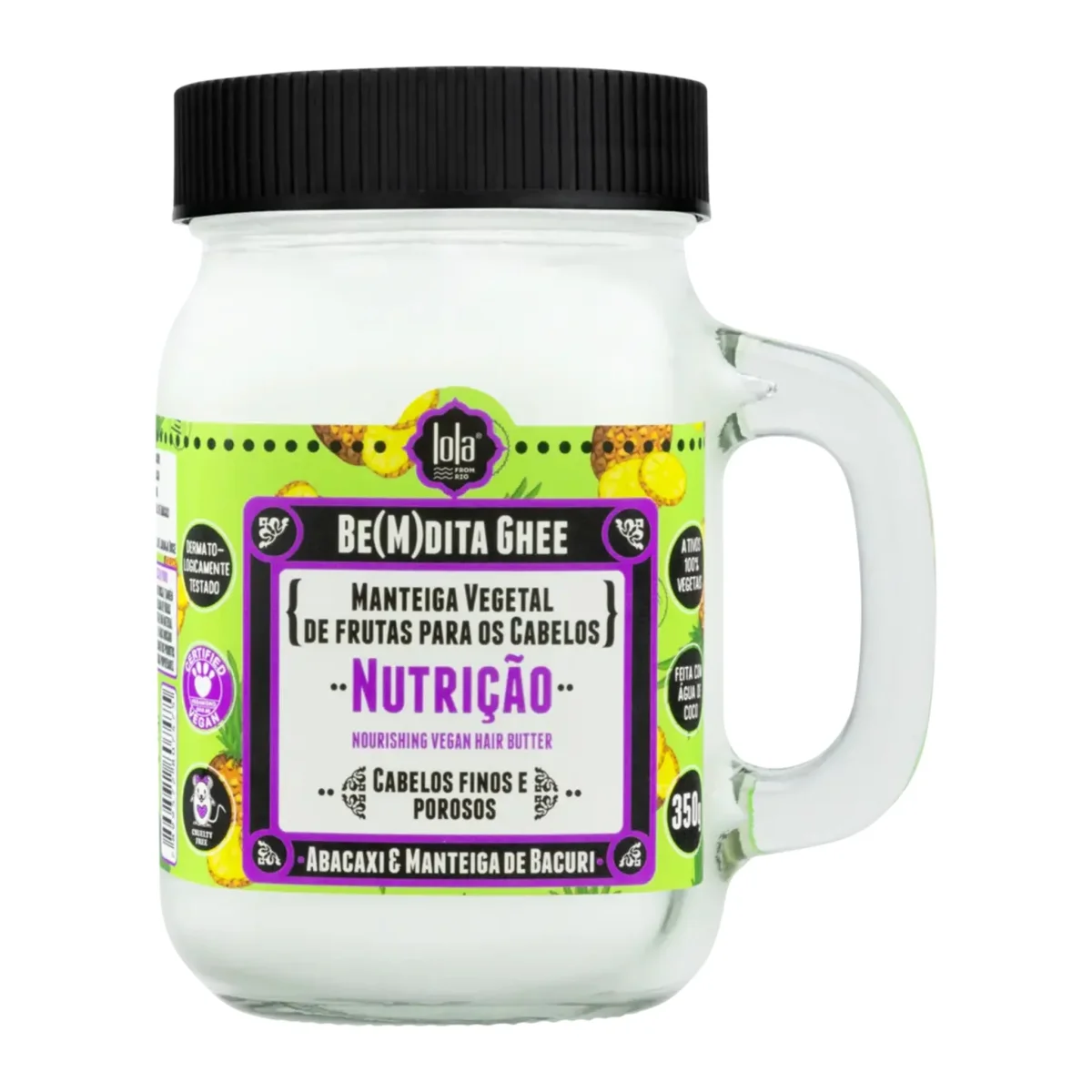 Lola BE(M)Dita Ghee Máscara Nutrição Abacaxi e Manteiga de Bacuri 350g - Image 2
