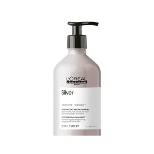 L'Oréal Professionnel Silver Shampoo Matizante Cabelo Branco e Grisalho 500 ml